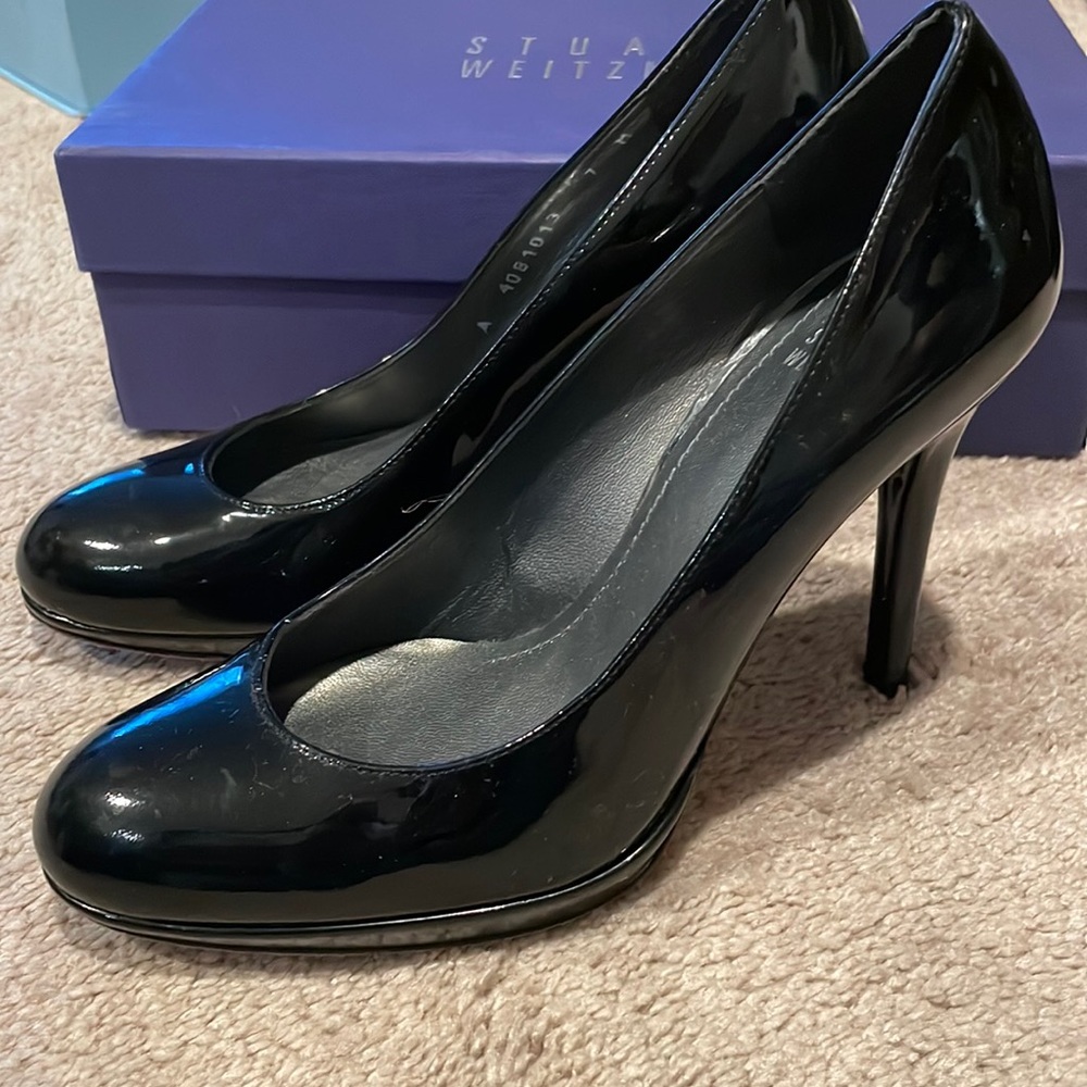 Stuart Weitzman platswoon black Pumps size 7